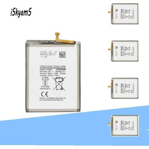 ISkyamS 5pcs 3900mAh EB-BA505ABU EB-BA505ABN Replacement Phone Battery For Samsung Galaxy A50 A505F SM-A505F