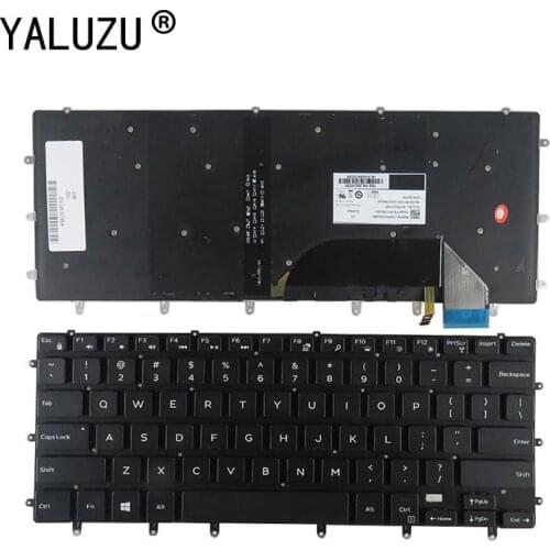 US laptop keyboard for Dell XPS 15 9550 9560 15BR Inspiron 15- 7558 7568 XPS15 Precision 5510 m5510 English backlit NEW