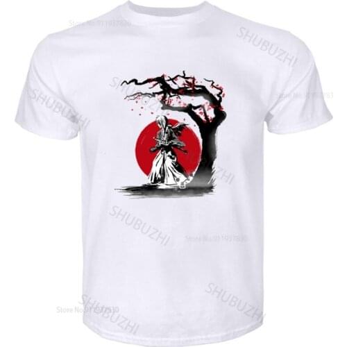 Men o-neck tshirt fashion brand Japanese Rurouni Kenshin T Shirt Samurai X T-shirt Anime Manga Himura Kenshin Swordsman Tee