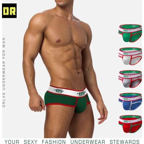 BS Men Underwear Men Jockstrap Low Waist Men Underwear Briefs Gay Penis Pouch Mens Bikini Cotton Underwear Men Jockstrap