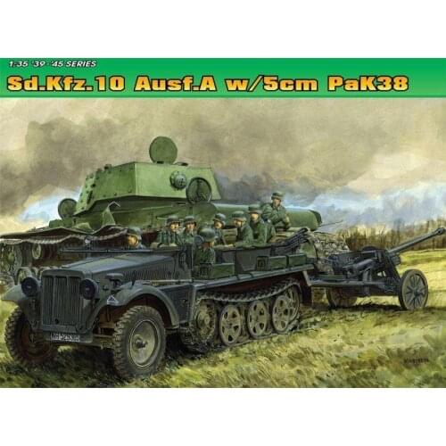 Dragon 6732 1/35 scale Sd.Kfz.10 Ausf.A w/5cm Pak 38 model kit
