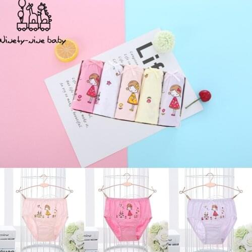 Baby Girl Underwear High Quality Cotton Panties for girl Cute Cartoon Printing Underpants Childs Breathable&Comfortable Panties