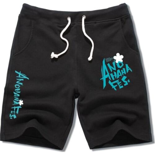 New Summer Shorts Girls Anime ANOHANA Shorts Knee - length Shorts Beach Shorts For Unisex