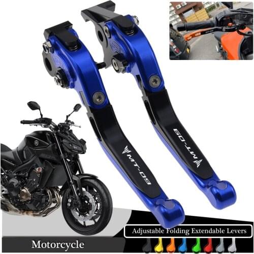 Adjustable Folding Extendable Brake Clutch Levers for YAMAHA MT-07 MT-09 Mt09 2014 2015 2016 2017 2018