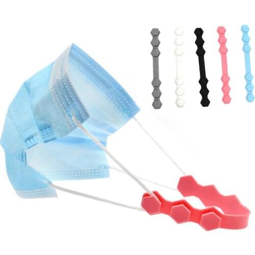 Adjustable Ear Protector Anti-slip Silicone Mask Ear Grips mascarillas Extension Hook Masks Buckle Holder attache masque Hook