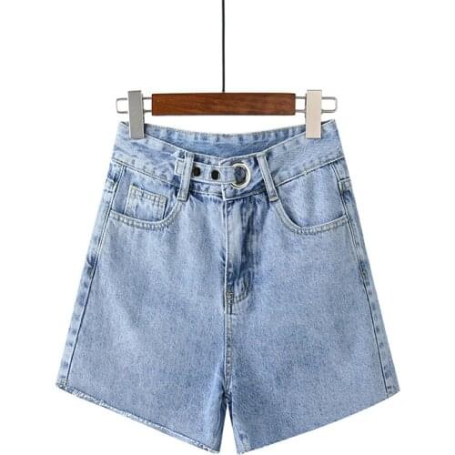 High Quality Short Jeans Women High Waist Denim Shorts Jeans Feminino 2020 Summer Casual Women Cotton Shorts Women