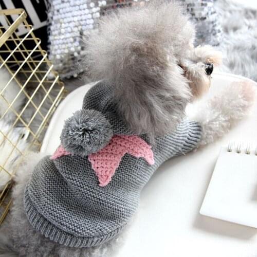 Dog Starfish Sweater Teddy Puppy Dog French Bulldog Chihuahua Hoodie Coat Dog Cat Autumn Winter Warm Knit Sweater Pet Clothes