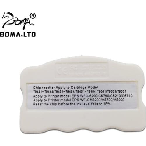 T9661 T9651 T9641 Original Cartridges Chip Resetter For EPSON WorkForce Pro WF-M5299DW WF-5799DW WF-5298DW M5299 M5799 M5298