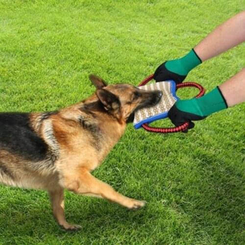 Dog Training Bite Tug Quality Linen Pillow Sleeve Training Malinois German Shepherd Rottweiler Dog Resistant Totearing Biting