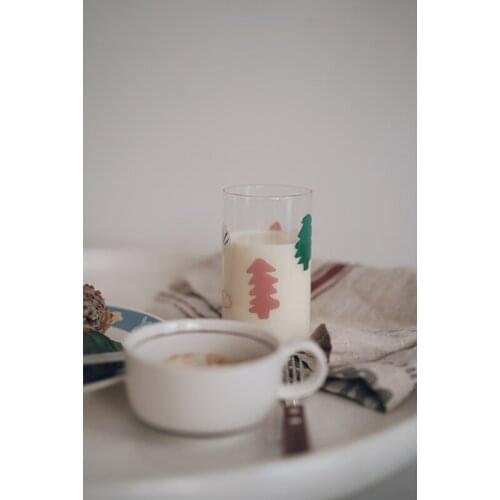 Ultra-thin Heat-Resistant Glass Milk Cup Creative Coffee Mugs Christmas Tree Transparent Glass Cups Gift кружка чашка tazas