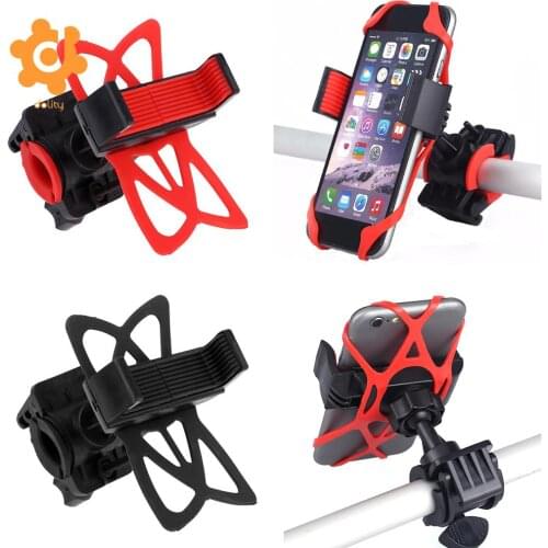 Universal Mountain Bike Bicycle Motorcycle Mobile Cell Phone Holder Mount GPS Handlebar Bracket Stand Cycling Accessories