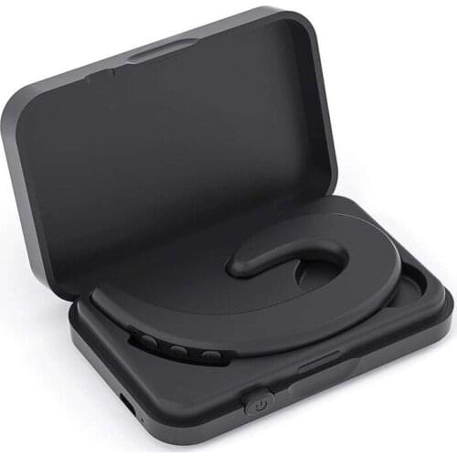 Y100 Hanging Wireless Earphone Bone Conduction Binaural Mini Sports Headset with Charging Case Bluetooth 5.0 HIFI Earphone