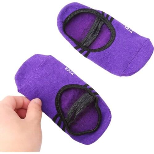 Women Anti Slip Bandage Cotton Sports Yoga Socks Ladies Ventilation Pilates Ballet Socks Dance Sock Slippers