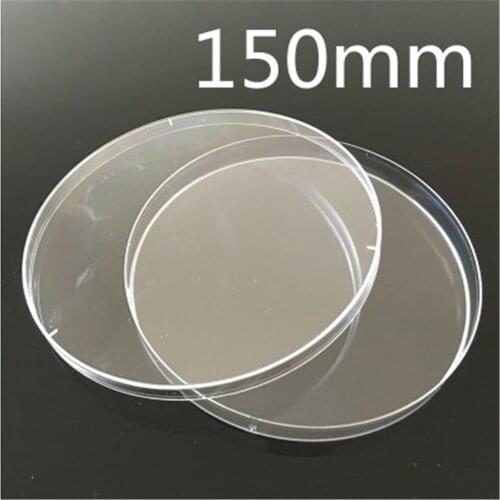 10pcs /lot High Quality plastic Petri Dish for Lab Plate Bacterial Yeast Diameter 150MM Height 15MM