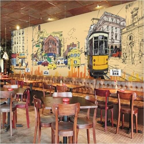 3DBEIBEHANG Large custom wallpapers hand painted urban road living room restaurant background wall papel de parede infantil