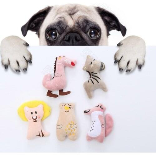 5 Styles Cat Toy Animal Styling Cat Mint Plush Toys Funny Cat Toy Pet Molar Bite Pet Kitten Chewing Pet Supplies L