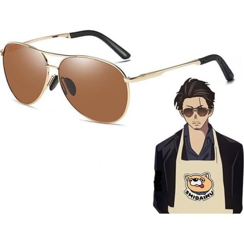 The Way of the Househusband Tatsu Cosplay Sunglasses Anime Eyeglasses Halloween Costume Prop Eyewear
