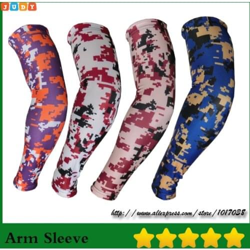 DHL Free shipping Camo Arm Sleeve for adult and children ALL COLORS AND SIZES Compression Sports Arm sleeves