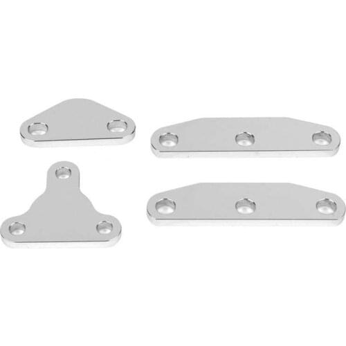 Block Off Plate Aluminum Alloy Exhaust Intake Off Plate Kit Smog Delete Fit for 20R 22R 22RE 22RET Engine