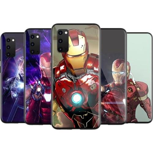 Marvel Iron Man For Samsung S20 FE A91 A81 A72 A71 A52 A51 A42 A41 A32 A31 A21S A21 A12 A11 A02 Plus Phone Case