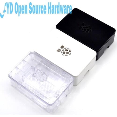 Black and White and Transparent ABS High Quality Shell for Raspberry Model B