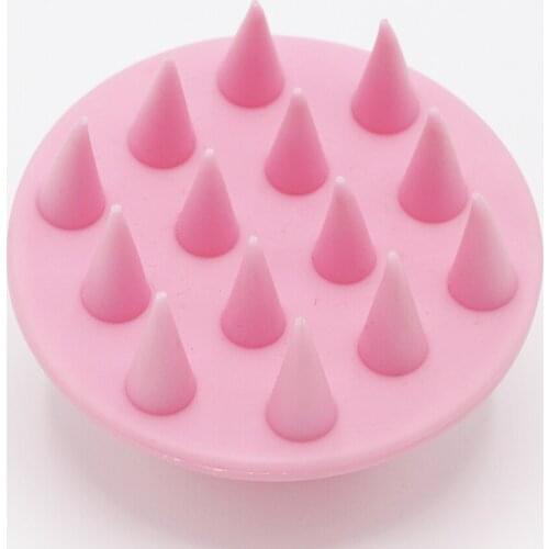Pure Silicone Shampoo Brush Massage Comb Scalp Spa Weight Loss Bath Brush Foaming Soft Brush Mini Wide Tooth Styling Comb
