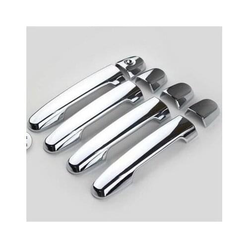 For Toyota RAV4 2013 2014 2015 ABS chrome door handle covers auto accessories 8 pcs