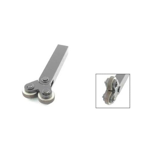 26mm Diameter Double Wheels 1.5mm Pitch Linear Knurl Knurling Tool