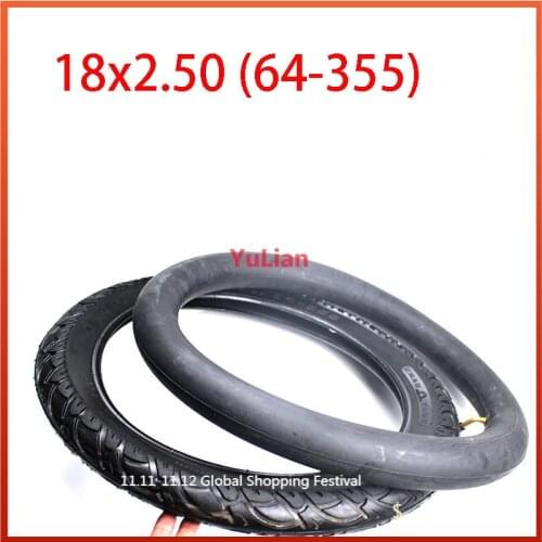 Excellent quality 18x2.50 64-355 electric motorcycle battery tricycle tire inner tube and outer tube