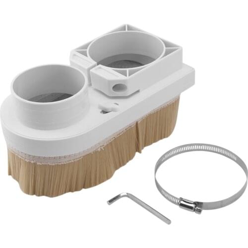 HOT-Spindle Dust Cover Collector for CNC Router Engraving Milling Machine Woodworking Power Tools 100mm CNC Dust Shoe
