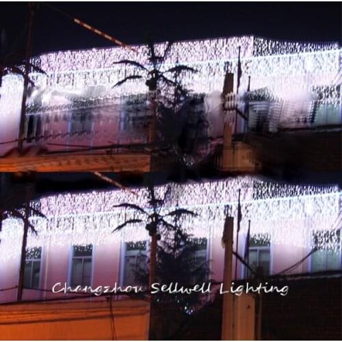 Christmas lamp coloured light courtyard decoration white LED star lighting H024