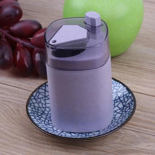 Hand Press Toothpick Box Dinning Room Wheat Straw Portable Toothpick Automatic Can for Home Resteaurent Accessories