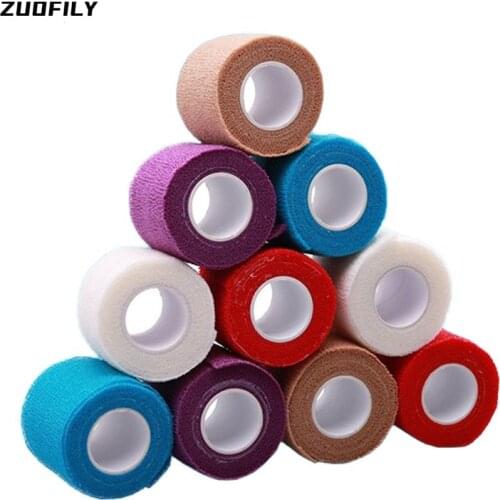 4.5M Self Adhesive Wrap Tape Medical Therapy Elastic BandageKnee Finger Ankle Palm Shoulder Athletic Wrap Tapes First Aid Tool