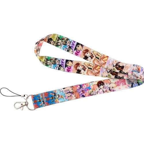J2506 Anime Phone Lanyard Keychain Lanyards for keys Badge ID Fashion Neck Straps Accessories Gifts