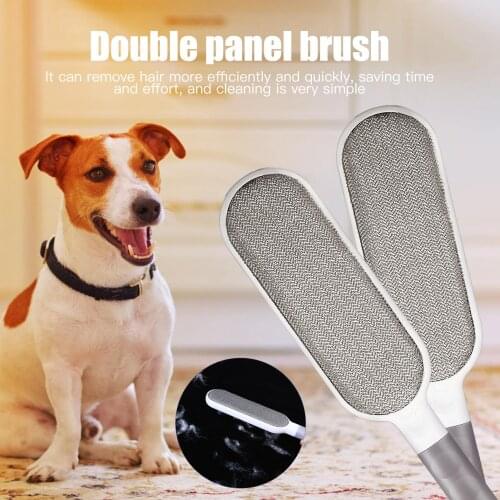 Dog Cat Pet Hair Remover Reusable Self-Cleaning Lint Roller Brush Fur Cleaner for Furniture Carpet Clothing