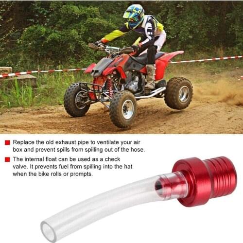 Universal Motorcycle Gas Petrol Tank Fuel Cap Valve Vent For ATV Bike Quad Pit Breather Hose Tube Dirt G9D3