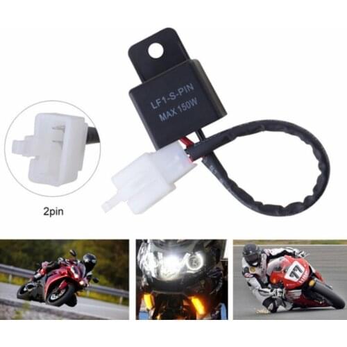 Waterproof 2 PIN Turn Light LED Lamp Flasher Motorcycles Relay Turn Signal Rate Control Blinkrelais Universal Motorcycle Switch