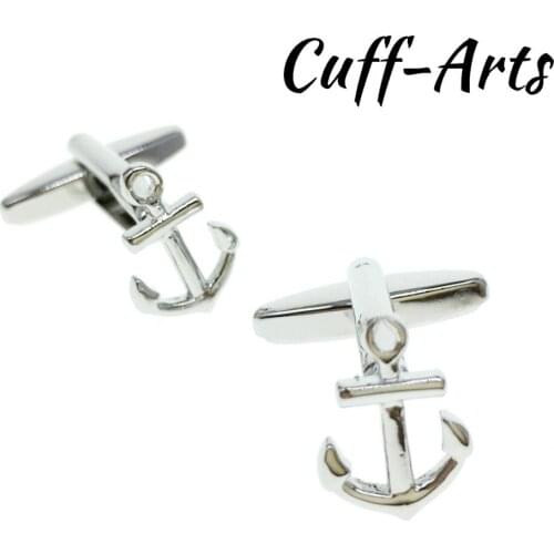 Cuffarts Ship Anchor Cufflinks Gentleman 2018 Men Cuff Links Jewelry Fashion Gifts Vintage Cufflinks High Quality C20116