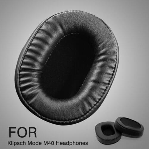 1Pair Ear Pads Cushion Black Earmuffs Replacement Earphone Parts for ATH-M50X M30 M40 M50M40X SX1 Headphones Protective Cover