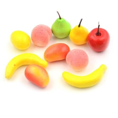 Great 10pcs/lot New Plastic Fruit Vegetables Cutting Toy Early Development and Education Toy for Baby Kids