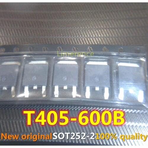10pcs/lot T405-600B-TR T405-600B T40560 TRIAC SENS GATE 600V 4A DPAK TO-252 Best quality