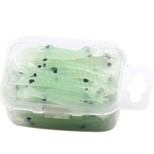 50PCS/ Box 4cm Simulation Soft Bait Outdoor Shrimp Fishing Bait