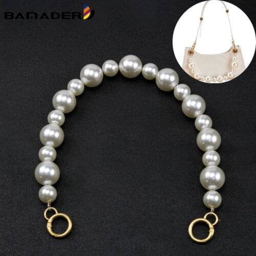BAMADER Pearl Bag Strap Belt Obag Handles Chain Acrylic Purse Chain Shoulder Bag Straps Women Handbags Accessories &Parts/G