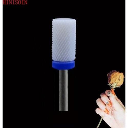White Ceramic Nail Drill Bit-10Pcs/Lot - Small Barrel Bit - (0092.060)
