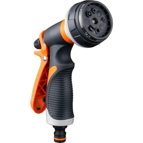 Household High Pressure Water Gun Multifunctional Plastic Garden Watering and Irrigation Cleaning Tool Car Wash Shower Nozzle