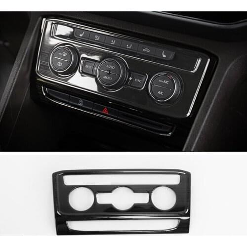 Car Center Control Air-Condition Switch Cover Trim For Volkswagen Teramont 2017 2018 2019 2020 accessories carstyling