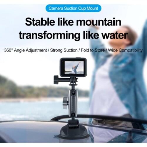 Camera Holder For GoPro Cameras 360 ° Adjust Mobile Navigation Bracket Action Video Cameras Accessories Car Bracket Suction Cup