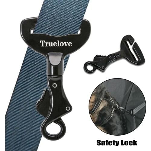 Truelove Pet Vehicle Car Dog Seat Belt Locking Snap for Harness Collar Leash Supplies Safety Clip for Dog Safety Car Seat Belt
