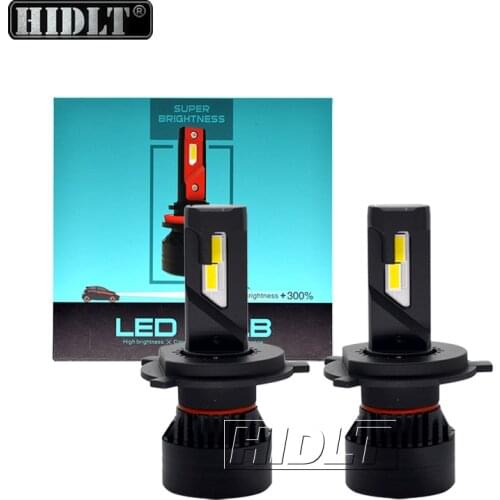 HIDLT 90W F3 H4 H7 Car LED Headlight Bulbs Fog Lights H11 H8 9005 9006 Auto Car LED Headlamp Kit Super Version LED White H7 LED