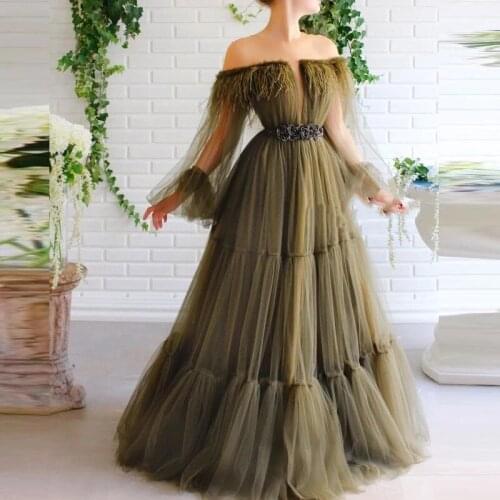 Kejiadian Womens Off Shoulder Dresses